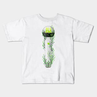 IU Floral Lightstick kpop Kids T-Shirt